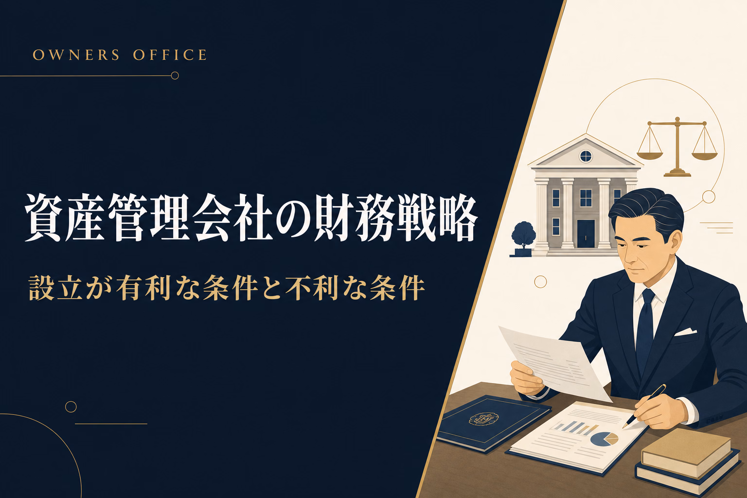 資産管理会社の財務戦略｜設立が有利な条件と不利な条件